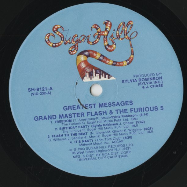 Grandmaster Flash & The Furious Five / Greatest Message's (SH9121)