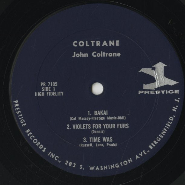 John Coltrane / ジョン・コルトレーン / Coltrane (1957) - Blue Cover (PR7105)
