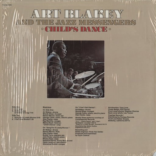 Art Blakey - Child's Dance (PR 10047) LP 1972 US Prestige|中古LP