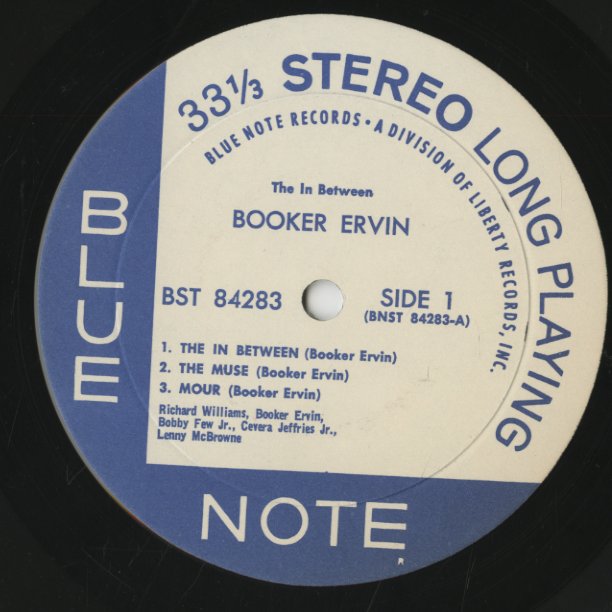 Booker Ervin / ブッカー・アーヴィン / The In Between (BST 84283)