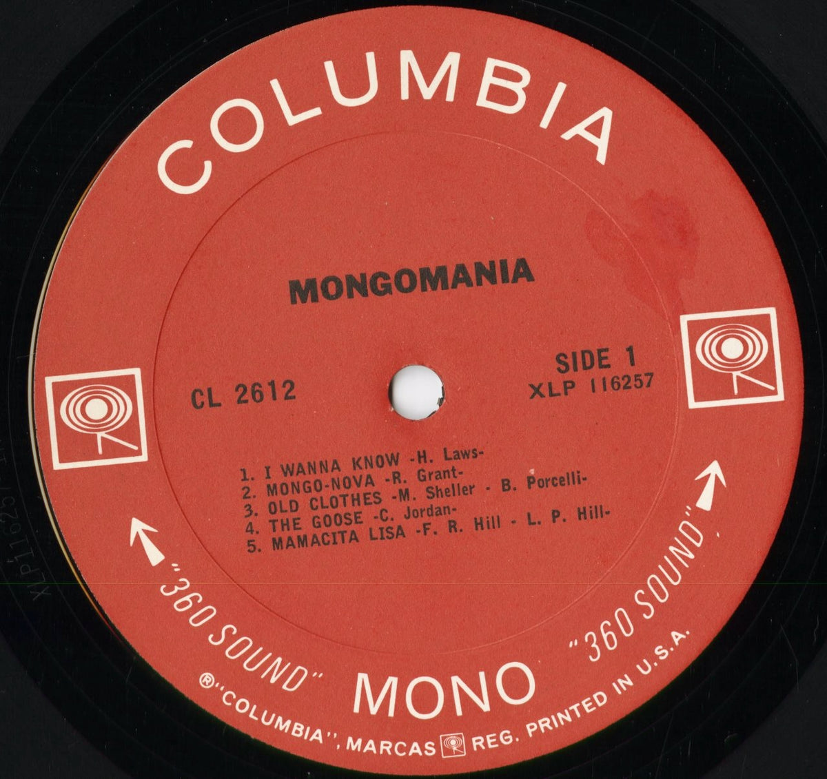 Mongo Santamaria - Mongomania (CL 2612) 1967 US Columbia|中古LP