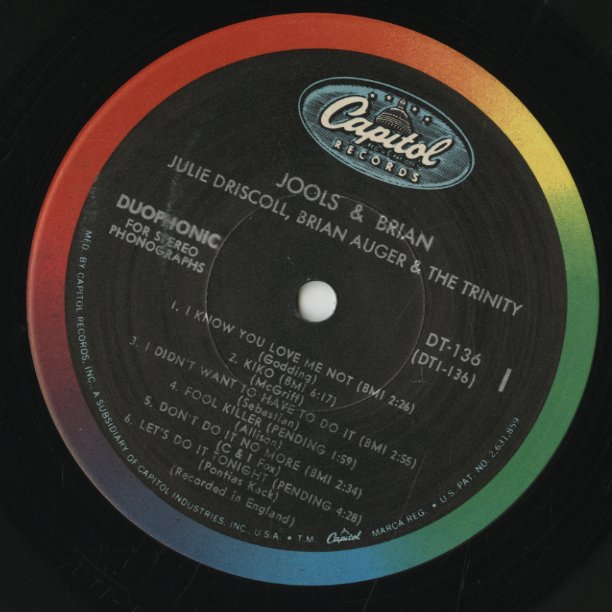 Julie Driscoll,Brian Auger & The Trinity / Jools & Brian (DT136)