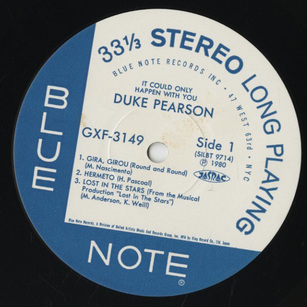 Duke Pearson / デューク・ピアソン / It Could Only Happen With You (GXF-3149)