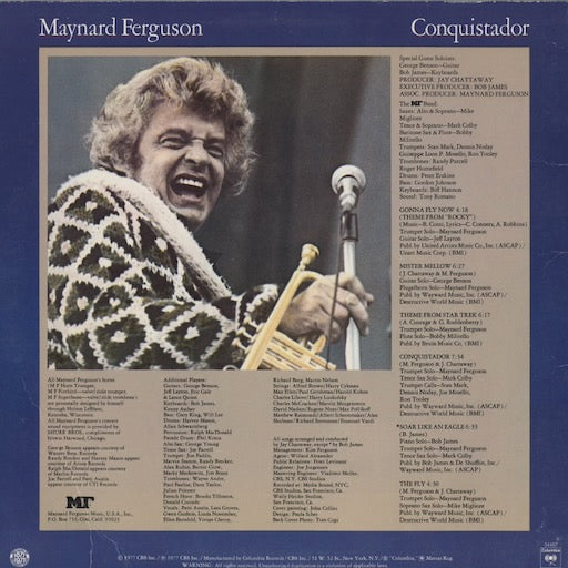 Maynard Ferguson - Conquistador (PC 34457) LP 1977 US Columbia|中古LP