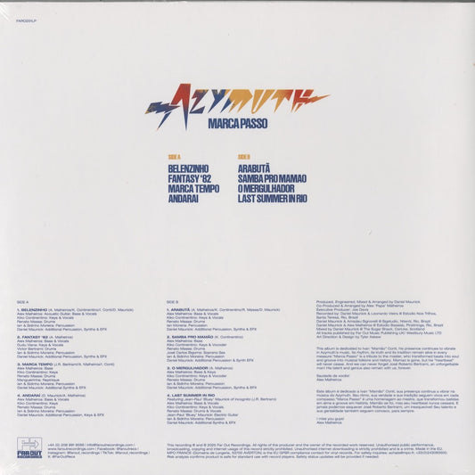 Azymuth / アジムス / Marca Passo (FARO251LP) Red Vinyl