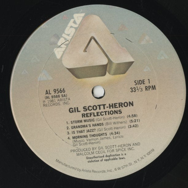 Gil Scott Heron / ギル・スコット・ヘロン / Reflections (AL9566)