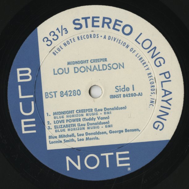 Lou Donaldson / ルー・ドナルドソン / Midnight Creeper (BST 84280)