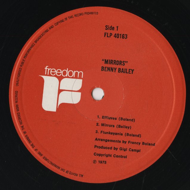 Benny Bailey / ベニー・ベイリー / Mirrors (FLP40163)