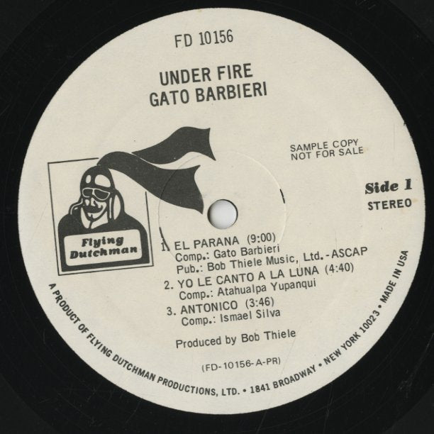 Gato Barbieri / ガトー・バルビエリ / Under Fire (FD 10156)