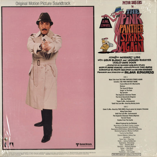 Henry Mancini - The Pink Panther Strikes Again - OST (UA-LA694-G) 1976 US United Artists|中古LP