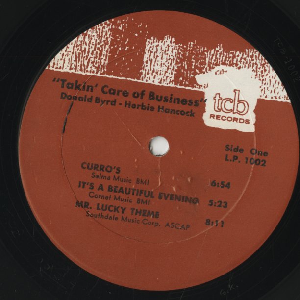 Donald Byrd / ドナルド・バード / Takin' Care Of Business (TCB 1002)