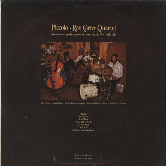 Ron Carter - Piccolo (M-55004) 2LP 1977 US Milestone|中古LP