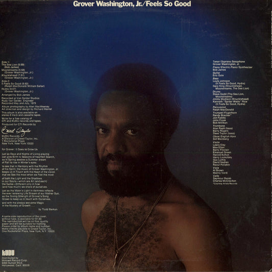Grover Washington Jr. – Feels So Good (KU-24 S1) 1975 US KUDU|中古LP