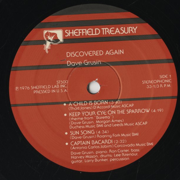 Dave Grusin / デイヴ・グルーシン / Discovered Again! (ST500)
