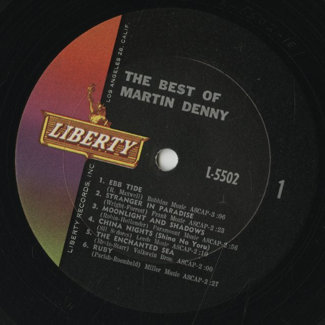 Martin Denny / マーチン・デニー / The Best Of Martin Denny (L5502)