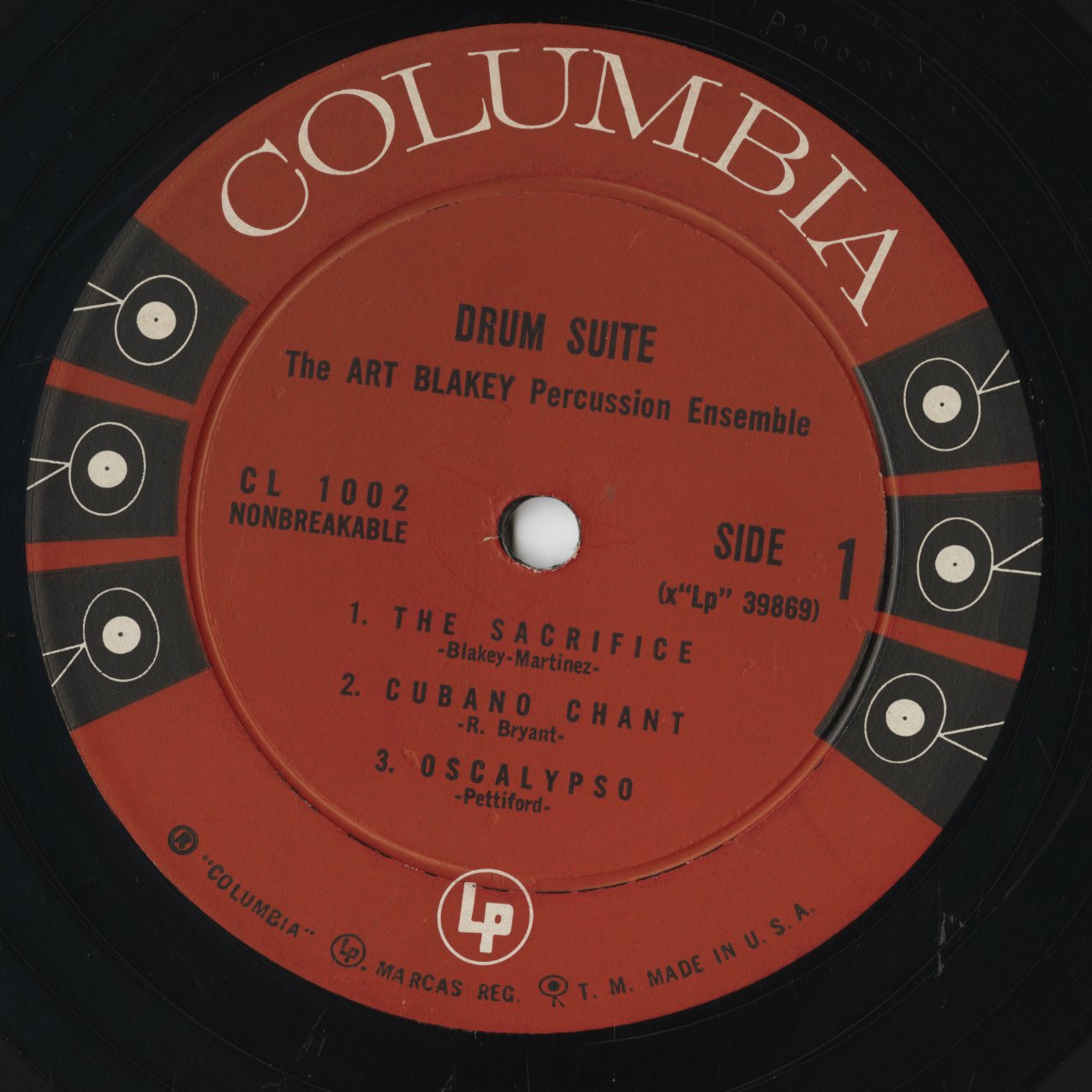 Art Blakey & The Jazz Messengers - Drum Suite (CL 1002) LP 1957 US Columbia|中古LP