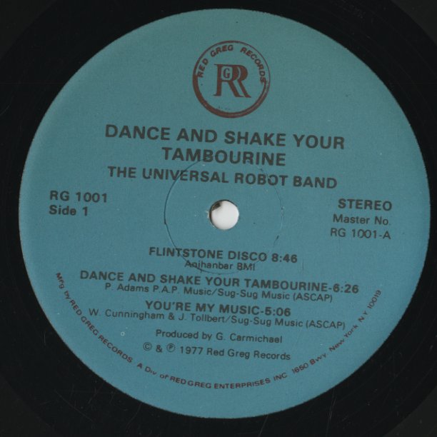 Universal Robot Band / ユニヴァーサル・ロボット・バンド / Dance And Shake Your Tambourine (RG1001)