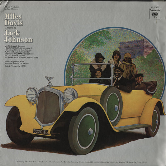Miles Davis - A Tribute To Jack Johnson (KC 30455) 1971 US Columbia|中古LP
