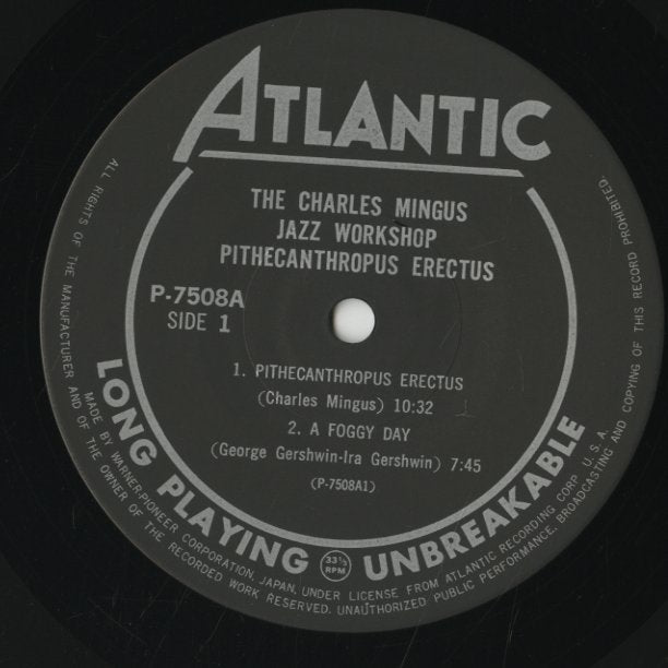 Charles Mingus / チャールズ・ミンガス / Pithecanthropus Erectus (P-7508A)