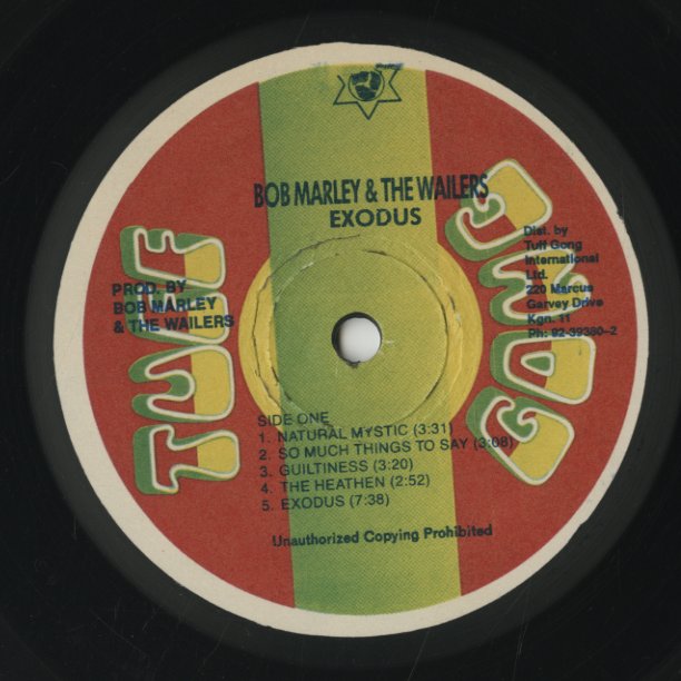 Bob Marley & The Wailers / ボブ・マーリー&ウェイラーズ / Exodus (422-846 208-1)