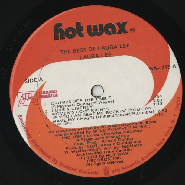 Laura Lee / ローラ・リー / The Best Of Laura Lee (HA715)