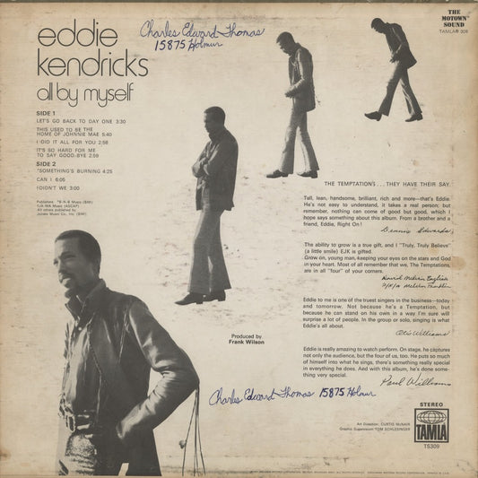 Eddie Kendricks / エディ・ケンドリクス / All By Myself (TS-309)