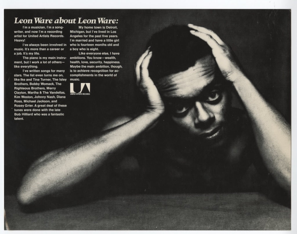 Leon Ware / レオン・ウェア / Leon Ware (1972) (UAS 5582)