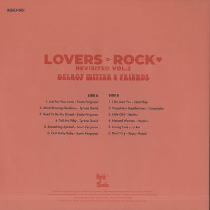 V.A./ Lovers Rock Revisited - VOL.2 / Delroy Witter & Friends (RSLRLP-002)