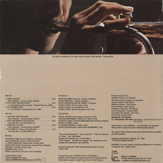 Terumasa Hino - City Connection (IC6068) LP 1979 US Inner City|中古LP