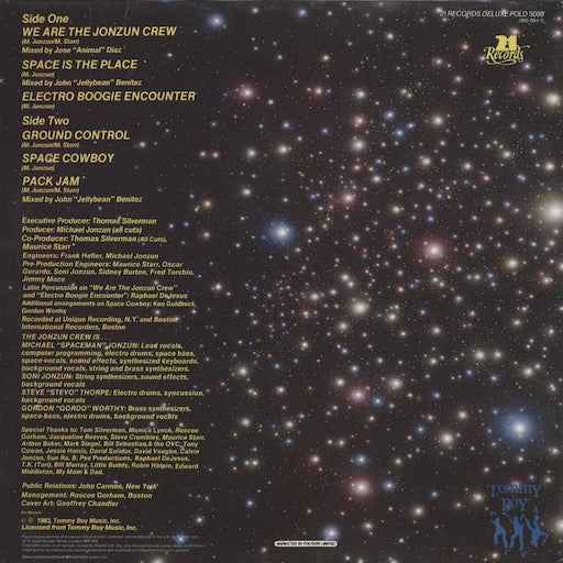Jonzun Crew - Lost In Space (POLD5098) 1983 UK 21 Records|中古LP