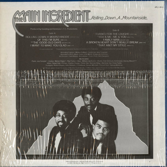 The Main Ingredient - Rolling Down A Mountainside (APL1-0644) 1975 US RCA|中古LP