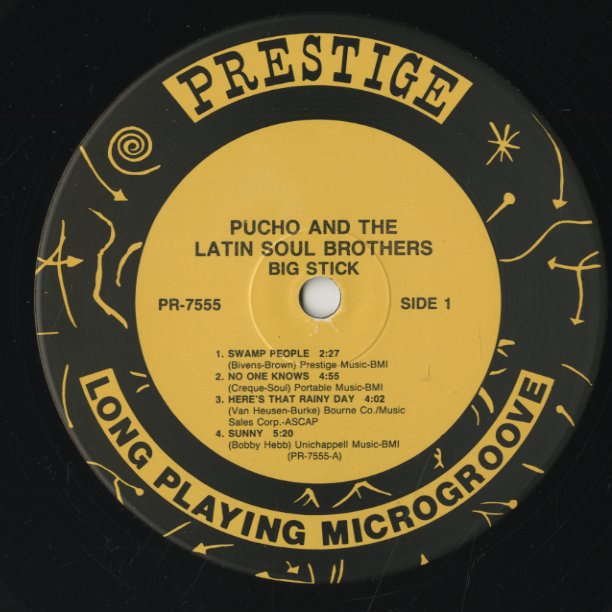 Pucho & The Latin Soul Brothers / プーチョ&ラテン・ソウル・ブラザーズ / Big Stick (PR7555)