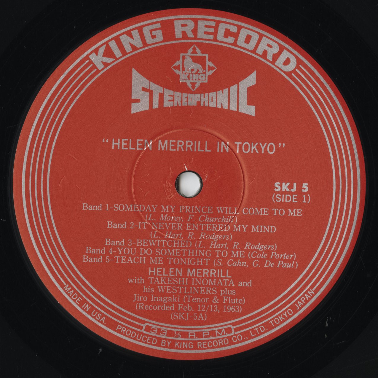 Helen Merrill - In Tokyo (WWLJ-7100) LP 1994 JPN King Record|中古LP