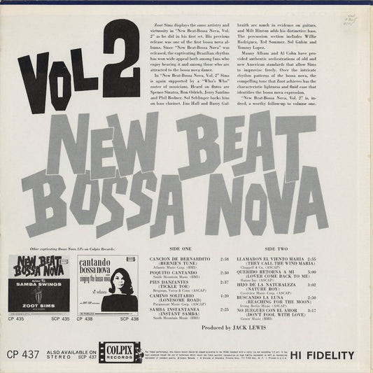 Zoot Sims / ズート・シムズ / New Beat Bossa Nova Vol.2 (CP437)