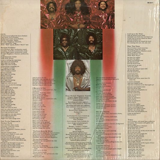 Graham Central Station - Release Yourself (BS 2814) 1974 US Warner|中古LP
