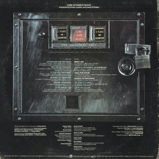 Tower Of Power - In The Slot (BS 2880) 1975 US Warner Bros.|中古LP