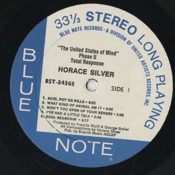 Horace Silver / ホレス・シルヴァー / Total Response (BST 84368)