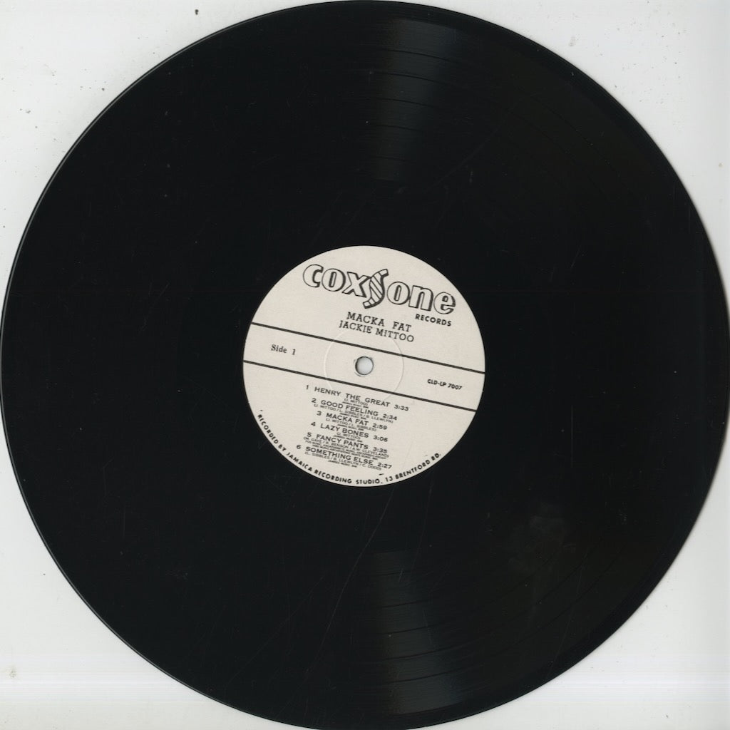 Jackie Mittoo / ジャッキー・ミットゥー / Macka Fat (CLD-LP 7007) 2024年プレスLP・Studio One正規リイシュー
