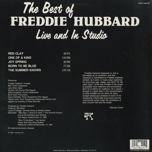 Freddie Hubbard / フレディ・ハバード / The Best Of Freddie Hubbard, Live And In Studio(2405-415)
