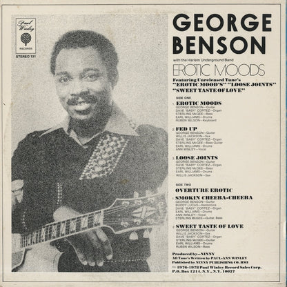 George Benson / ジョージ・ベンソン / Erotic Moods (L.P. 131)