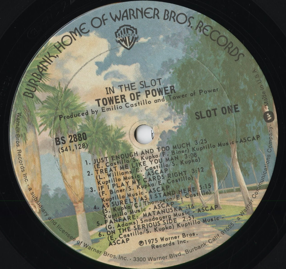 Tower Of Power - In The Slot (BS 2880) 1975 US Warner Bros.|中古LP