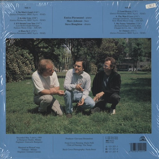 Enrico Pieranunzi Trio - No Man's Land (121 221-1) 1990 ITA Soul Note|中古LP