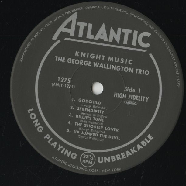 George Wallington / ジョージ・ウォーリントン / Knight Music (AMJY-1275)