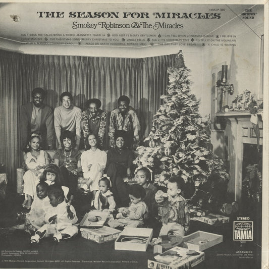 Smokey Robinson & The Miracles / スモーキー・ロビンソン&ザ・ミラクルズ / The Season for Miracles (TS307)