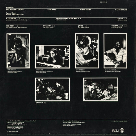 Pat Metheny / Offramp (ECM-1-1216) 1982 US ECM|中古LP