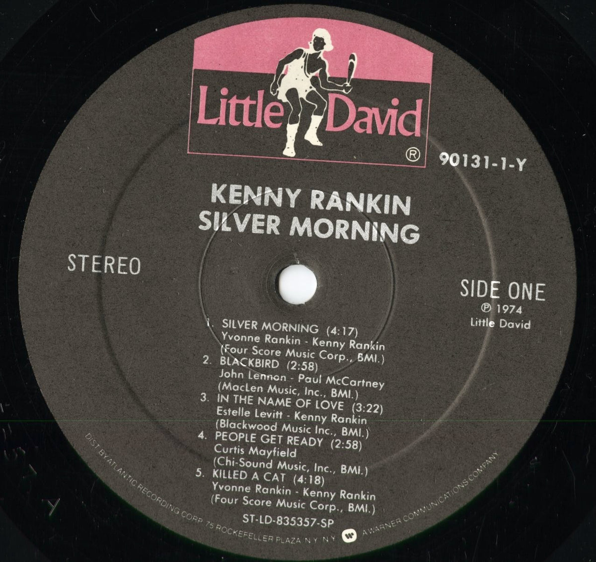 Kenny Rankin - Silver Morning (90131-1-Y) 1983 US Little David|中古LP