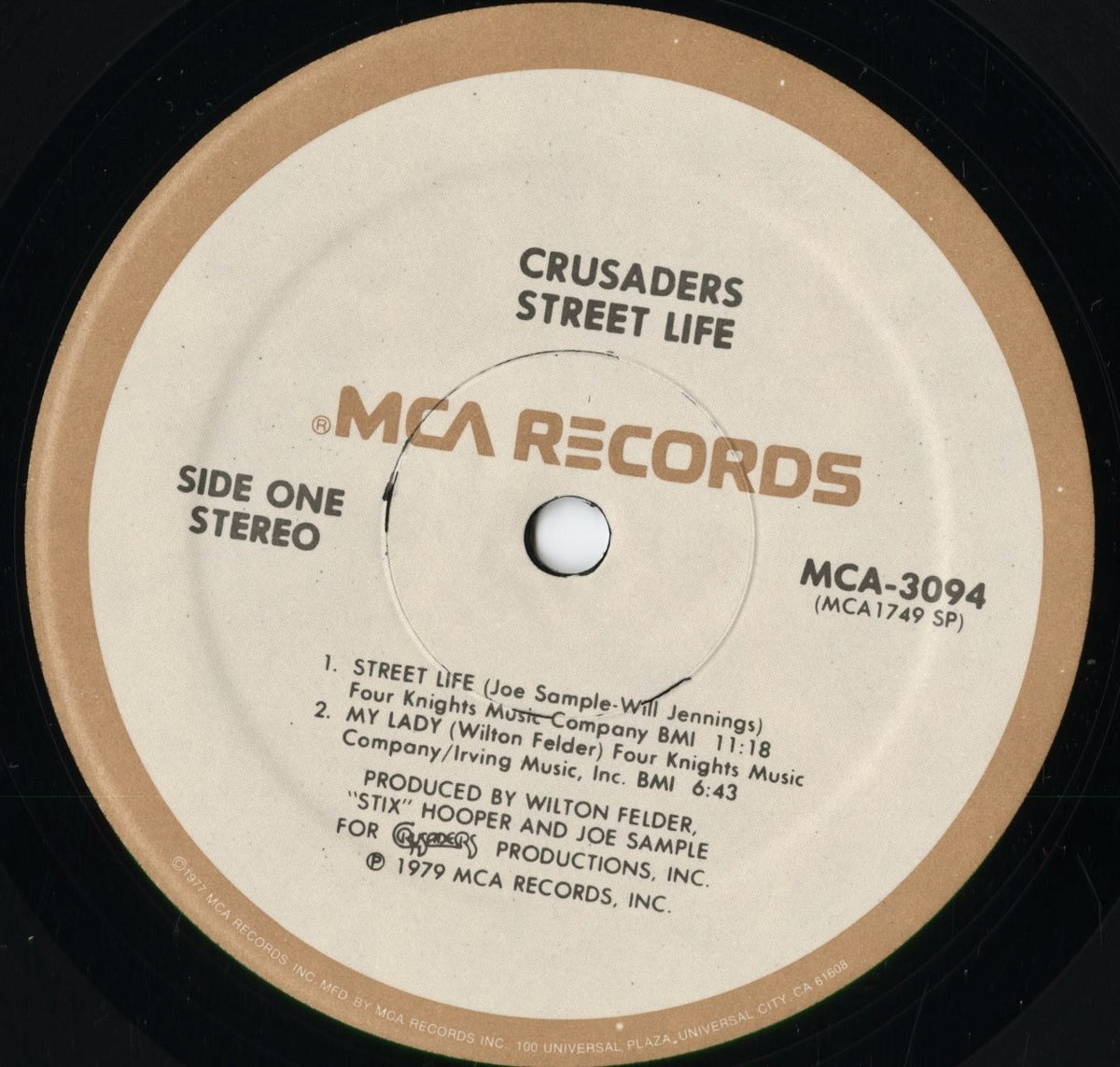 Crusaders - Street Life (MCA 3094) 1979 US MCA|中古LP