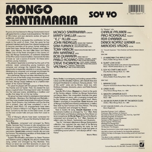 Mongo Santamaria - Soy Yo (CJP-327) LP 1987 US Picante|中古LP