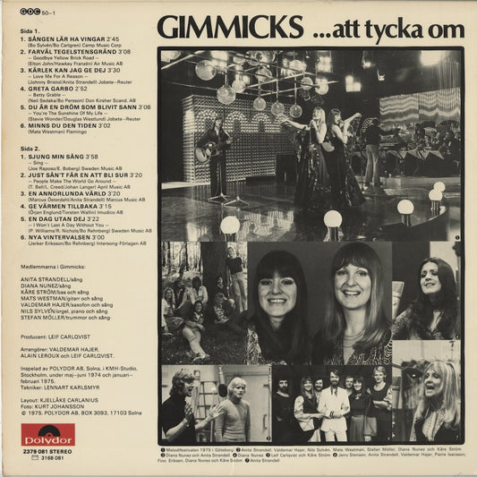 Gimmicks – ... Att Tycka Om (2379 081) LP 1975 SWE Polydor|中古LP