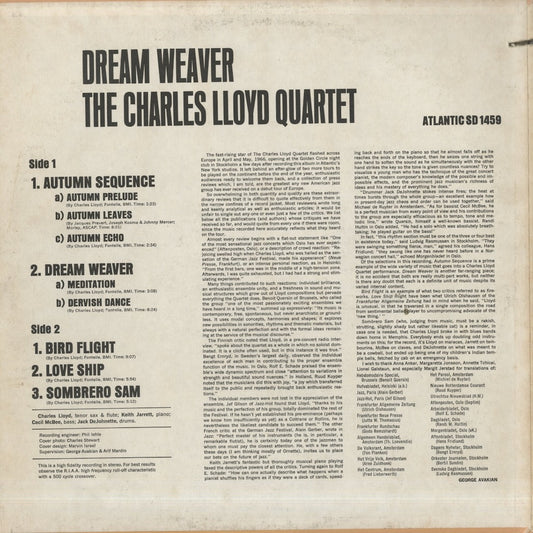 The Charles Lloyd Quartet / チャールズ・ロイド・カルテット / Dream Weaver (SD 1459)